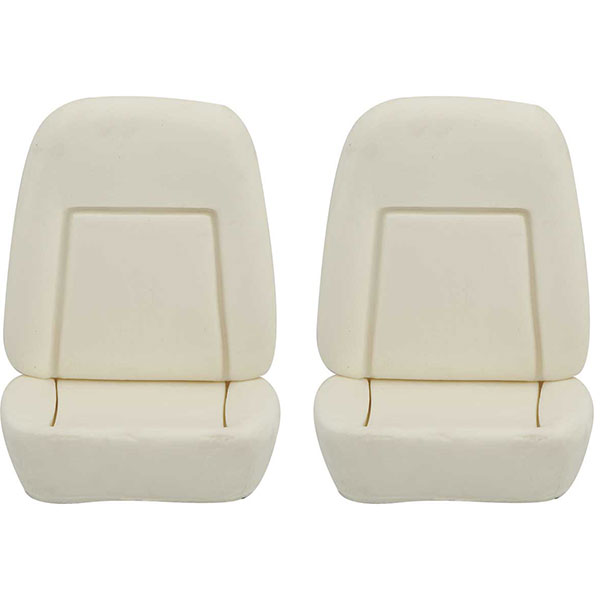 1969 Chevrolet Camaro FRONT BUCKET SEAT FOAM (DELUXE SEAT - UPPER & LOWER FOR TWO SEATS) FOR CARS THAT HAVE SPRINGS BUILT INTO THE FRAME OF THE SEAT - PAIR | IN3408R