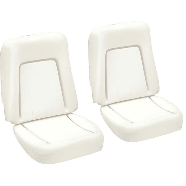 1969 Pontiac Firebird/TransAm FRONT BUCKET SEAT FOAM (STANDARD SEAT - UPPER & LOWER FOR TWO SEATS) - PAIR | IN2763F