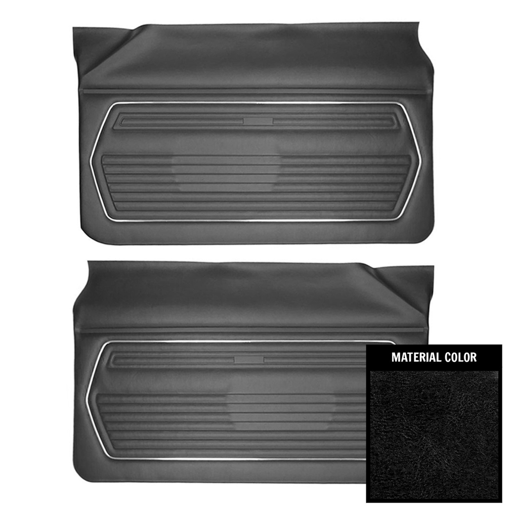 1969 Chevrolet Camaro FRONT STANDARD UNASSEMBLED DOOR PANELS - PR | IN4501R