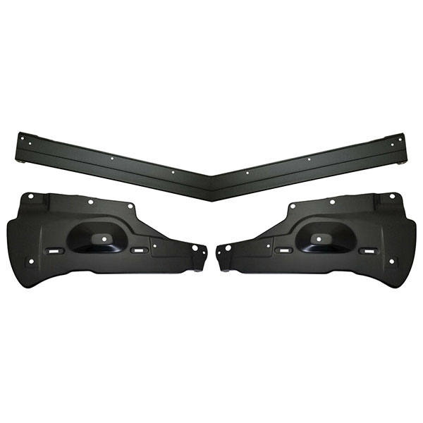 1966 Chevrolet Impala/Caprice/Bel Air GRILLE SUPPORT BUMPER FILLER 3 PIECE SET | BP1719P