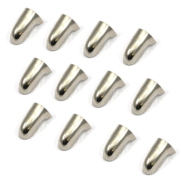 1966 Buick Skylark/GS/Regal/GN BUCKET SEAT CHROME BULLET STAINLESS END CAPS FOR SEAT BACK & APRONS â€“ SET OF 12 | IN4670Z
