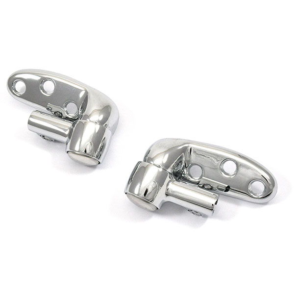 1958 Cadillac Cars CONVERTIBLE CHROME SUNVISOR SUPPORT BRACKETS â€“ PR | IN5812Z