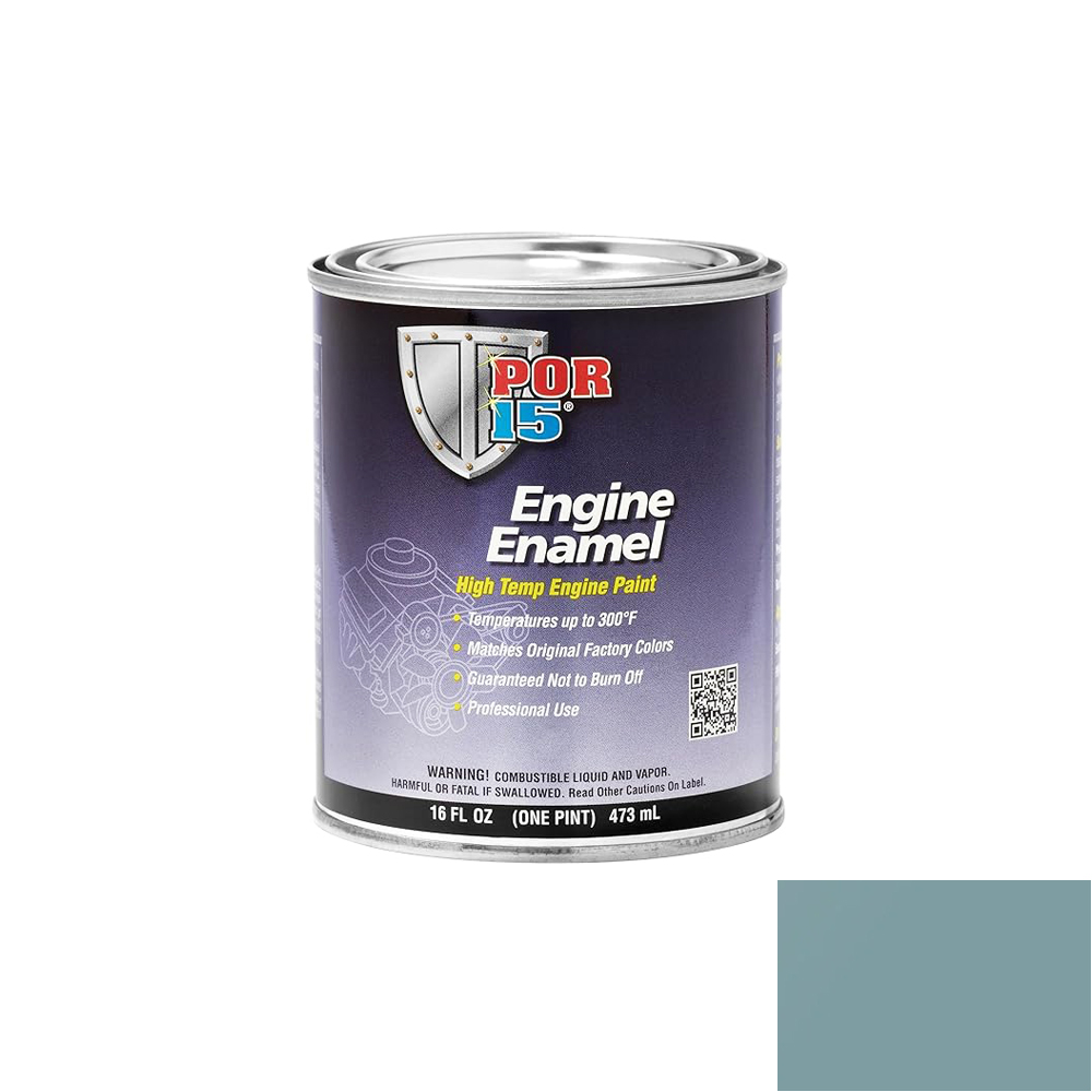 POR 15 ENGINE ENAMEL (PONTIAC LIGHT METALLIC BLUE) - PINT | PT4049Z